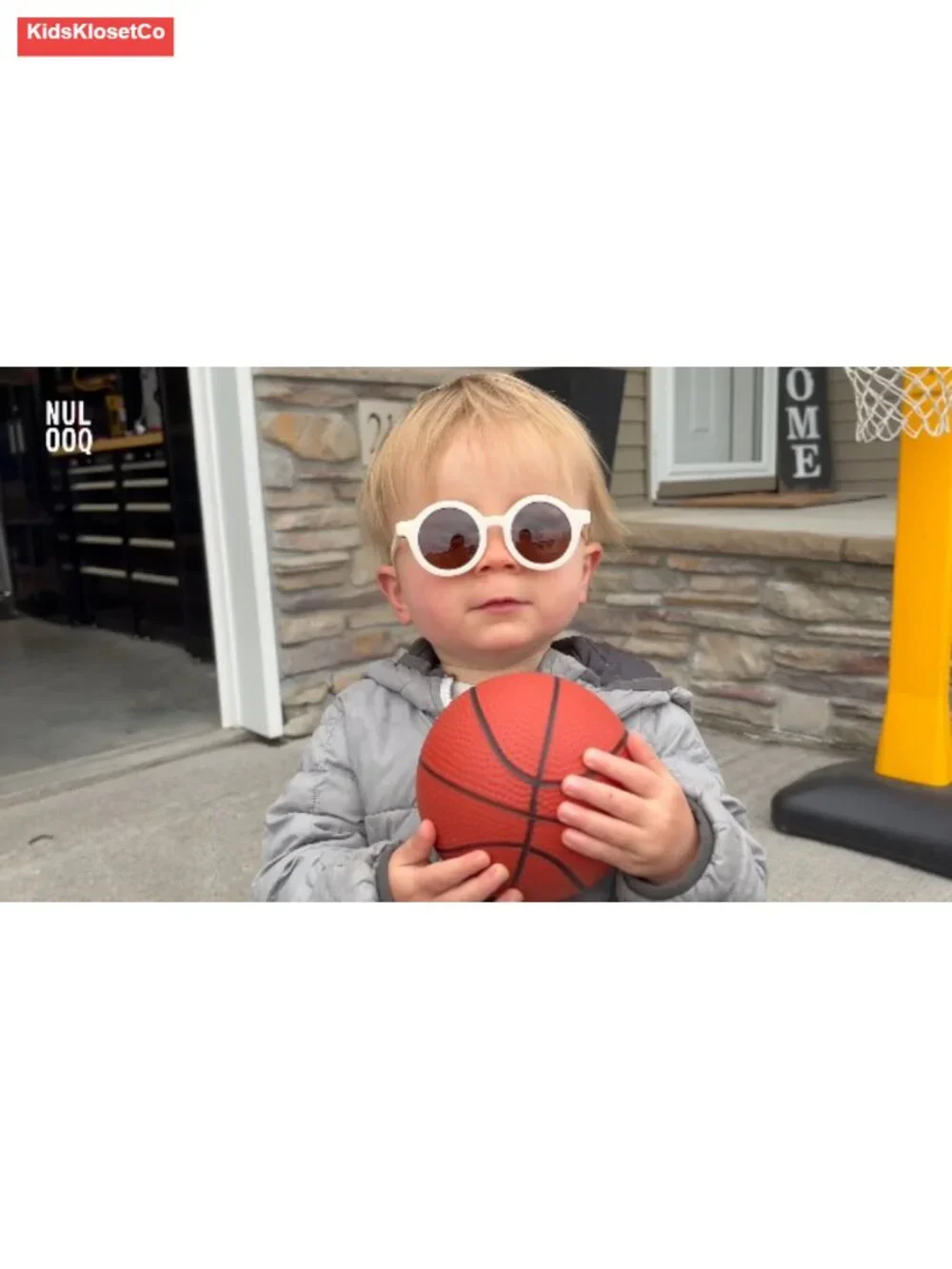 Bendable Polarized Baby Sunglasses with Strap Round Flexible TPEE Infant Toddler